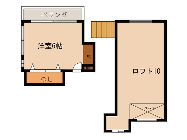 徳永方の物件間取画像